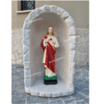 CUPOLA CON STATUA DEL CUORE DI GESù ALTEZZA 70 CM