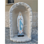 CUPOLA CON STATUA DELLA MADONNA DI LOURDES ALTEZZA 70 CM
