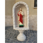 CUPOLA CON BASE E STATUA DEL CUORE DI GESù ALTEZZA 95,5 CM