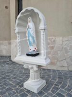 CUPOLA CON BASE CON STATUA DELLA MADONNA DI LOURDES - immagine 3
