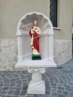 CUPOLA CON BASE CON STATUA DEL CUORE DI GESù - immagine 2