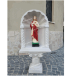 CUPOLA CON BASE CON STATUA DEL CUORE DI GESù