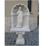 CUPOLA CON BASE CON STATUA DEL CUORE DI GESù