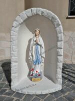 CUPOLA CON STATUA DELLA MADONNA DI LOURDES ALTEZZA 86 CM - immagine 2