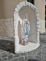 CUPOLA CON STATUA DELLA MADONNA DI LOURDES ALTEZZA 86 CM - immagine 3
