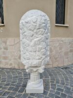 CUPOLA CON BASE E STATUA DEL CUORE DI GESù ALTEZZA 106 CM - immagine 4