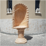 CUPOLA CON BASE PER STATUE ALTE FINO A 65 CM