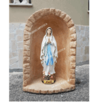 CUPOLA CON STATUA DELLA MADONNA DI LOURDES ALTEZZA 86 CM