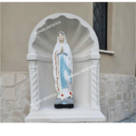 CUPOLA CON STATUA DELLA MADONNA DI LOURDES ALTEZZA 65 CM