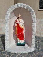 CUPOLA CON STATUA DEL CUORE DI GESU' ALTEZZA 86 CM - immagine 2