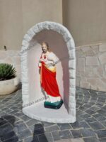 CUPOLA CON STATUA DEL CUORE DI GESU' ALTEZZA 86 CM - immagine 4