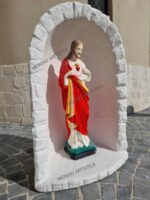 CUPOLA CON STATUA DEL CUORE DI GESU' ALTEZZA 86 CM - immagine 3
