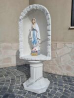 CUPOLA CON BASE E STATUA DELLA MADONNA DI LOURDES ALTEZZA 135 CM - immagine 3