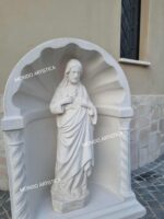 CUPOLA CON STATUA DELCUORE DI GESù ALTEZZA 65 CM - immagine 3