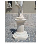 Statua modello venere acquaiola con colonna altezza 136 cm - immagine 3