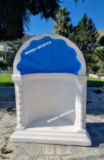 Cupola cielo azzurro altezza 65 cm - Adatta per contenere statue fino a 50 cm di altezza - immagine 2