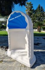 Cupola cielo azzurro altezza 65 cm - Adatta per contenere statue fino a 50 cm di altezza - immagine 3
