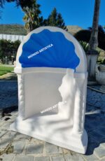 Cupola cielo azzurro altezza 65 cm - Adatta per contenere statue fino a 50 cm di altezza - immagine 4