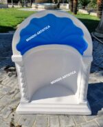 Cupola cielo azzurro altezza 65 cm - Adatta per contenere statue fino a 50 cm di altezza - immagine 5