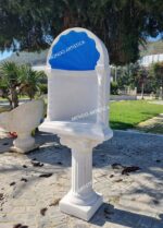 Cupola cielo azzurro con base altezza 116 cm - Adatta per statue fino a 50 cm di altezza - immagine 2