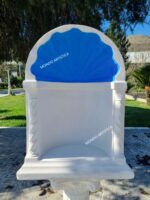 Cupola cielo azzurro con base altezza 116 cm - Adatta per statue fino a 50 cm di altezza - immagine 5
