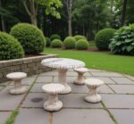 Tavolo con 4 sgabelli Diametro 102 cm - immagine 2