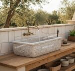 Lavandino unica vasca 80x40 cm