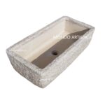 Lavandino unica vasca 80x40 cm - immagine 9