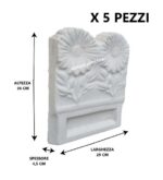 Bordura per aiuola - n° 5 pezzi totale 145 cm