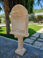 Cupola con base altezza 116 cm - Adatta per statue fino a 50 cm di altezza - immagine 2