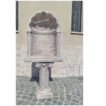 Cupola con base altezza 116 cm - Adatta per statue fino a 50 cm di altezza