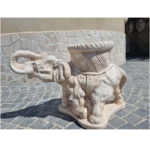Elefante decorativo con vaso