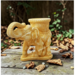 Elefante decorativo con vaso