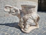 Elefante decorativo con vaso - immagine 2