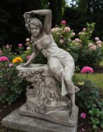 Statua Della Venere Alla Fonte - Altezza 140 cm - immagine 3