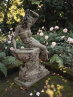 Statua Della Venere Alla Fonte - Altezza 140 cm - immagine 8