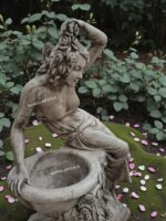 Statua Della Venere Alla Fonte - Altezza 140 cm - immagine 9